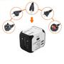 Imagem de Carregador Conversor Tomada Universal Bi-volt Dual Usb  - Branco