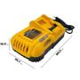 Imagem de Carregador de Bateria DCB118-BR 127V Compatível com Esmerilhadeira DeWalt DCG414-BR