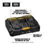 Imagem de Carregador de Bateria Dewalt DCB102 12/20V MAX - Com Fio e 2 USB
