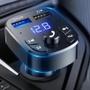 Imagem de Carregador de Carro com Bluetooth 5.0, Transmissor FM e Leitor MP3 - USB Duplo