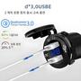 Imagem de Carregador de Carro USB Duplo QC3.0 com Display LED - Alumínio - 12V/24V