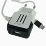 Imagem de Carregador de celular v8 2.1A - Carregador parede com tomada USB  e cabo V8
