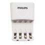 Imagem de Carregador de Pilhas Philips com 4 Pilhas Aa 2500 mAh Recarregáveis RTU Bivolt Inmetro