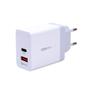 Imagem de Carregador de Tomada Turbo com Entrada USB e USB-C 36W OEX CG203