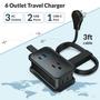 Imagem de Carregador de Viagem Portátil e Ergonômico com 3 AC + 2 USB