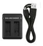 Imagem de Carregador Duplo Dual Usb Hero 5/6/7/8 Black t