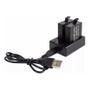 Imagem de Carregador Duplo Dual Usb para Hero 9/10/11 L