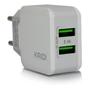 Imagem de Carregador Fonte Kaide 2 Usb + Cabo Usb Tipo C Turbo Padrao Branco - KD-301C - Kaidi