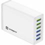 Imagem de Carregador Hub Régua 6 Usb Rápido 10a 50W Android e IOS