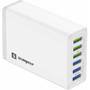 Imagem de Carregador Hub Régua 6 Usb Rápido 10a 50W Android e IOS