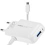 Imagem de Carregador Micro USB Moxom KH-66 USB - Branco