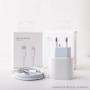 Imagem de Carregador Novo Completo Usb-C 20W Turbo Compativel com Iphone-11-12-13-14-Promax-ipad - Adaptador Tomada Fonte Turbo Lacrado com garantia