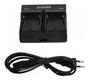 Imagem de Carregador Np F970 +2bateria Np F970 Iluminador Led 6600mah