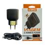 Imagem de Carregador Para Celular Com 2 Portas USB + Cabo Micro USB V8 - Lelong