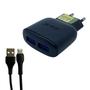 Imagem de Carregador Para Celular Com 2 Portas USB + Cabo Micro USB V8 - Lelong