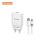 Imagem de Carregador para Smartphone Tablet Turbo 30W Tipo C Kit Cabo + Fonte USB 1m