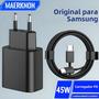 Imagem de Carregador PD 45W Para Samsung Galaxy S22 S23 Ultra Note 10 5G USB C Adaptador De Parede De