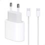Imagem de Carregador PD Turbo 20W USB-C Compatível Com iPhone 15 16