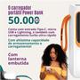 Imagem de Carregador Portátil 50000mAh Power Bank Original Turbo 22.5W PD Hypercharge Anatel C Nfe
