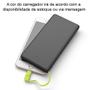Imagem de Carregador Portátil Bateria Slim Para Samsung Xiaomi iPhone