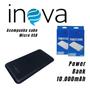 Imagem de Carregador Portátil Power Bank 10000mah Universal slim - INOVA