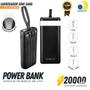 Imagem de Carregador Portátil Power Bank 20.000 mah Android e IOS Universal Com Lanterna