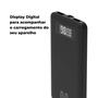 Imagem de Carregador Portátil Power Bank Display Digital 10000 MAH LCD 2 Entradas USB / USB-C - Multi CB165