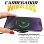 Imagem de Carregador Portátil Wireless Rápido Por Indução 15W Alta Velocidade Entrada USB-C LE520