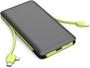 Imagem de  Carregador Power Bank 10000 mAh Com Cabo V8 Compatível com Moto M/ Maxx/ X force/ X Style/ X4/ Moto Z/ Z2/ Z3/ Nexus 6/ One/ One power/ Moto P30 