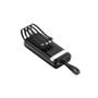 Imagem de Carregador Power Bank 20000mAh Com Cabos Lightning, Tipo C, Micro V8