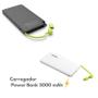 Imagem de Carregador Power Bank 5000 mAh Com Cabo V8 Compatível com Galaxy A2/ A10/ A30 / Note 5 