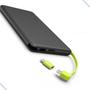 Imagem de Carregador Power Bank 5000 mAh Com Cabo V8 Compatível com Think LG K10/ K10TV / K11/ K12/ K8/ K4/ K9/ Q6/ Q+