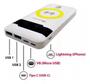 Imagem de Carregador Power Bank Sem Fio  Pn-886 10.000mah Qi Top