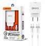 Imagem de Carregador Power Turbo 20W 4.0A da Hrebos com cabo dual tipo-c