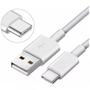 Imagem de Carregador Rapido Celular Compativel Smartphone 2 Usb C Cabo Tipo C