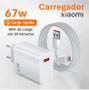 Imagem de Carregador rápido de 120W  com 6A USB C cabo 1M para Mi Turbo Charge Turbo Power Cabo USB + Cabo Tipo C