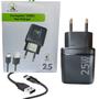 Imagem de Carregador Rápido Tipo-C USB 2.2A Com Cabo 1 Metro 25W  