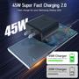 Imagem de Carregador Samsung 45W Super Fast Charger USB C, pacote com 2 unidades com cabo