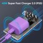 Imagem de Carregador Samsung Super Fast 45W Tipo C com Cabo de 3m para Android