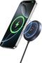 Imagem de Carregador sem fio rápido UGREEN ( Qi2 ) 15W indução Magnético com cabo trançado USB C de 1,5M,
