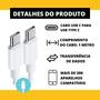 Imagem de Carregador Tipo C Compativel P/ Moto One Fusion G10 G9 G8 G7 G6 G10 G11 X5