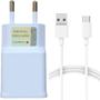 Imagem de Carregador Tipo C Entrada Usb Fast + Cabo Para Celular