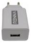 Imagem de Carregador Tomada Adaptador Fonte Usb 5V 2.1A Bivolt Branco