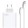 Imagem de Carregador TURBO 120W USB + Cabo USB X USB-C Tipo-C COMPATIVEL MI