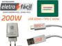 Imagem de Carregador Turbo 200W  USB-C Compativel Com Tipo-C/Iphone 15 