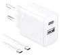 Imagem de Carregador Turbo 20W 1Hora Com 2 Saída USB C+USB A Com Tipoc C Cabo Compatível Ios