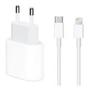 Imagem de Carregador Turbo 20W + Cabo Lightning para USB-C Compatível Iphone 11 12 13 Pro Max X XR XS