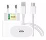 Imagem de Carregador Turbo 20W Cabo/Lightning USB.C Compatível Iphone 11 12 13 Pro Max X XR XS