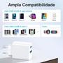Imagem de Carregador Turbo 20w Com 2 Saída Usb C+usb A GAR161