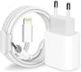 Imagem de Carregador Turbo 20w /Com Cabo Para iPhone 8 Plus X Xr 11 12 13 Pro Max